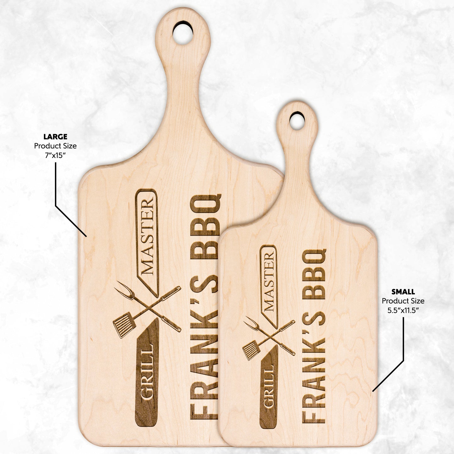 Grill Master BBQ mẫu 6 Thớt teelaunch version dọc