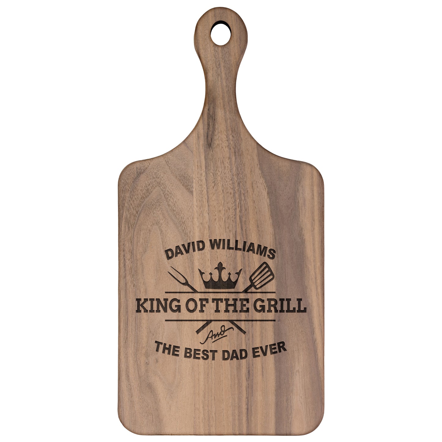KingoftheGrill mẫu 13 Thớt teelaunch version dọc