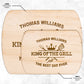 KingoftheGrill mẫu 13 Thớt teelaunch version ngang