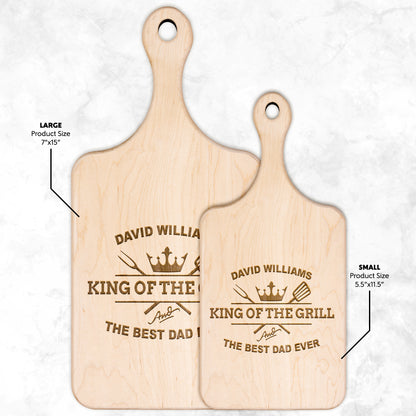 KingoftheGrill mẫu 13 Thớt teelaunch version dọc