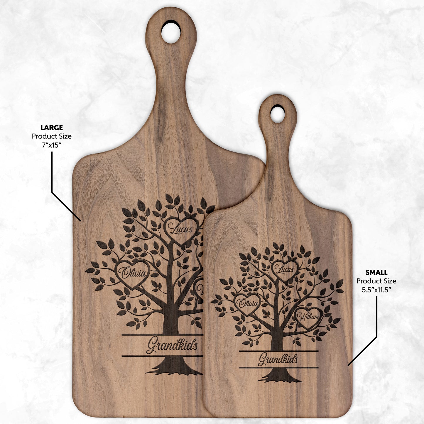 Test Grandkid Tree Personalized Version Vertical