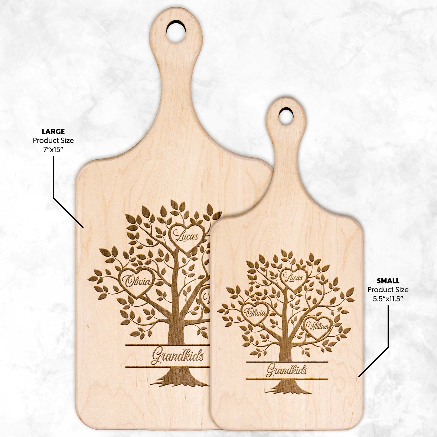 Test Grandkid Tree Personalized Version Vertical