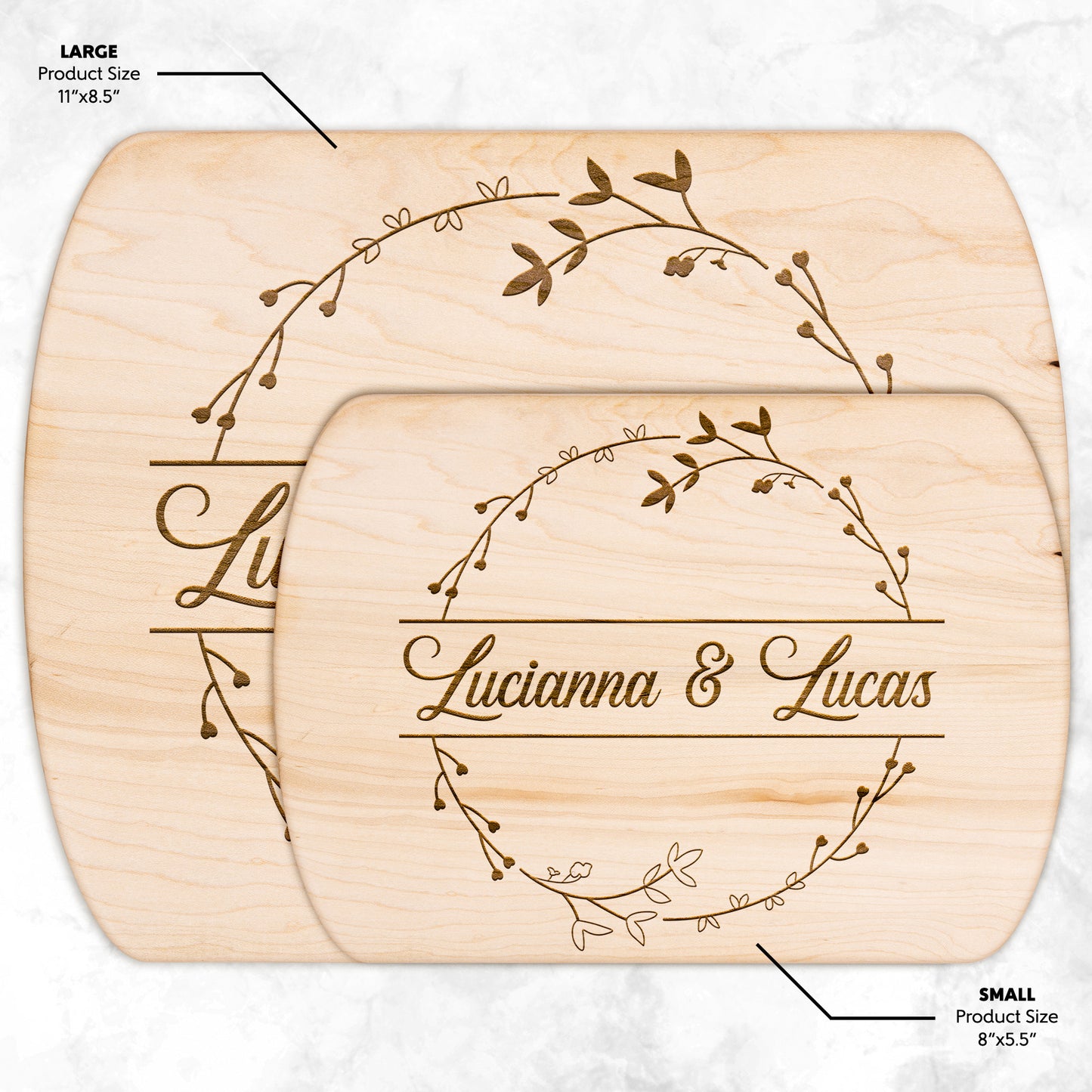 Test custom couple name simple vuông