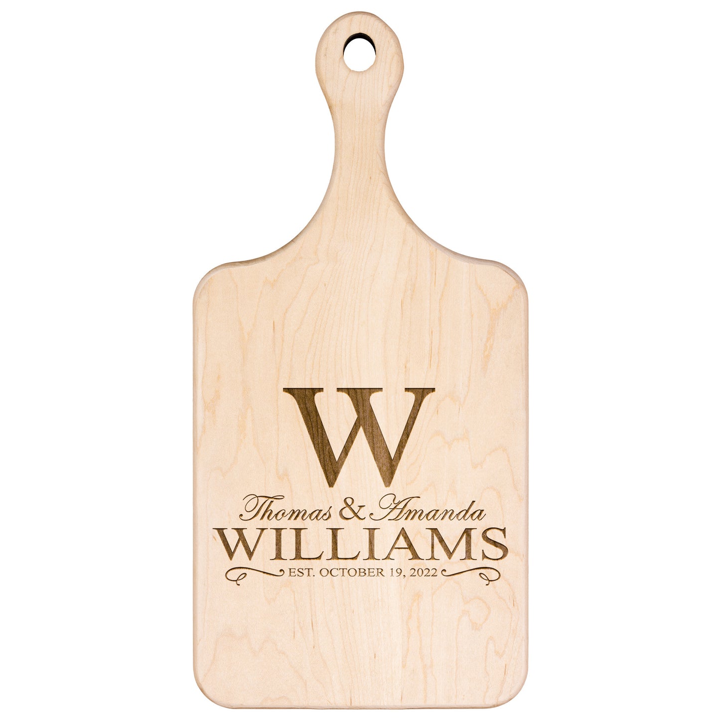 Williams mẫu 5 tên couple Thớt teelaunch version dọc