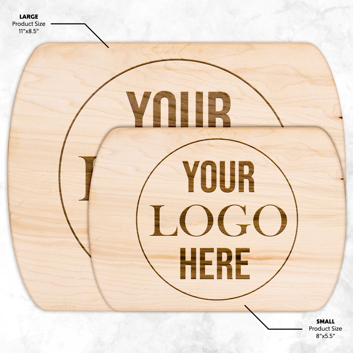 Your logohere mẫu 12 Thớt teelaunch version ngang