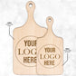 Your logohere mẫu 12 Thớt teelaunch version dọc