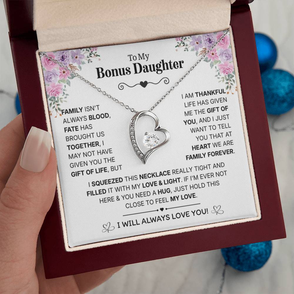 To My Daughter Necklace from Dad – Christmas Gift for Daughter or Daughter-in-Law, Birthday Jewelry for Women, Valentine's Day & Mother's Day Present