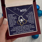 To My Beautiful Soulmate Necklace For Women, I Love You Jewelry To My Wife Necklace Gift for Women From Lover Husband Amazing Forever Love Gifts Boxes For Women, Soulmate Necklace For