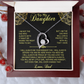 Necklace For Daughter Top Gifts for Daughter on Christmas Valentine Day, Birthday gift to Daughter