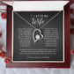 To My Future Wife Necklace - Promise Necklace For Her, Fiance Gifts For Her, Birthday Gifts For Future Wife With Message Card, To My Soulmate Necklace For Women Women Romantic Jewelry With Message Card, Gift Box