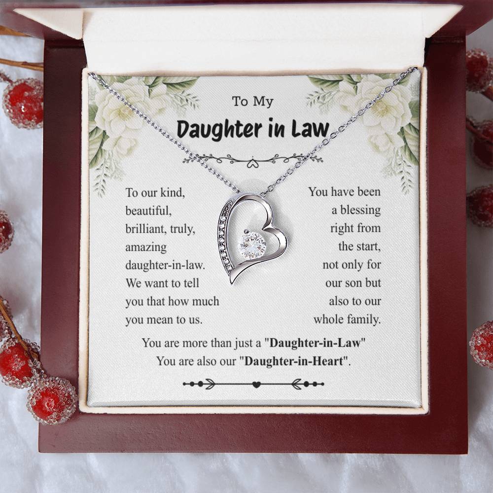 To My Daughter Necklace from Dad – Christmas Gift for Daughter or Daughter-in-Law, Birthday Jewelry for Women, Valentine's Day & Mother's Day Present