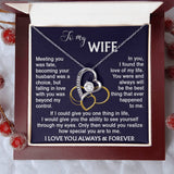 To my Wife from Husband Necklace Calla DecorGifts Foreverlove