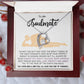 Necklace To my Soulmate necklace for Women Gifts from Boyfriend Funny Gifts For Girlfriend Best Birthday Gift Ideas For Wife, Romantic Jewelry For Her Anniversary on Valentine day Forever Love not Earing Template