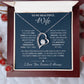 To My Wife Jewelry – Forever Love Necklace, Romantic Gift for Her, The Greatest Blessing in My Life, Perfect for Birthday, Christmas, Anniversary, or Valentine’s Day