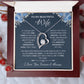 To My Wife Jewelry – Forever Love Necklace, Romantic Gift for Her, The Greatest Blessing in My Life, Perfect for Birthday, Christmas, Anniversary, or Valentine’s Day