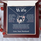 To My Wife Jewelry – Forever Love Necklace, Romantic Gift for Her, The Greatest Blessing in My Life, Perfect for Birthday, Christmas, Anniversary, or Valentine’s Day