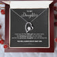 to my Daughter i love you Forever Love not Earing Template