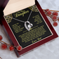 Necklace For Daughter Top Gifts for Daughter on Christmas Valentine Day, Birthday gift to Daughter