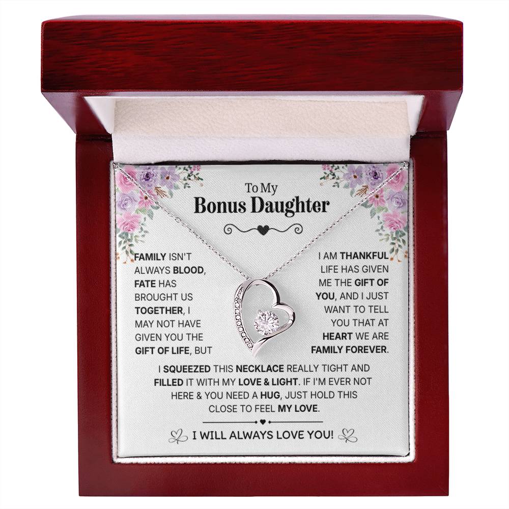 To My Daughter Necklace from Dad – Christmas Gift for Daughter or Daughter-in-Law, Birthday Jewelry for Women, Valentine's Day & Mother's Day Present