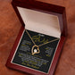 To My Wife Jewelry – Forever Love Necklace, Romantic Gift for Her, The Greatest Blessing in My Life, Perfect for Birthday, Christmas, Anniversary, or Valentine’s Day