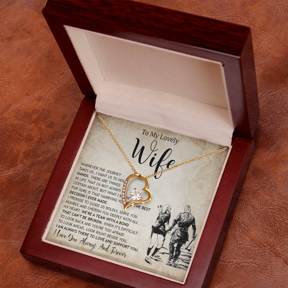 To My Lovely Wife Forever Love not Earing Template