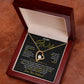 To My Wife Jewelry – Forever Love Necklace, Romantic Gift for Her, The Greatest Blessing in My Life, Perfect for Birthday, Christmas, Anniversary, or Valentine’s Day