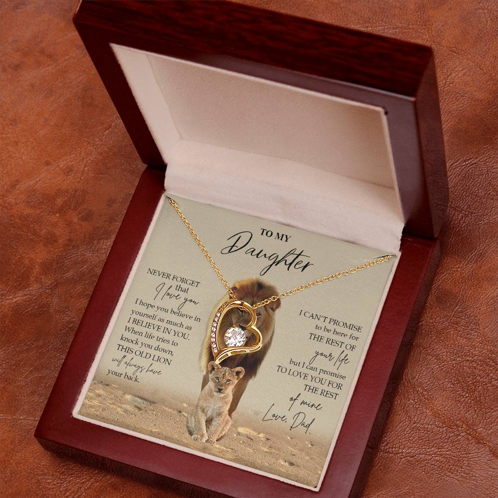 to my daughter never forget that Forever Love not Earing Template