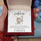 To My Girlfriend – Sterling Silver Forever Love Necklace, Meaningful Jewelry Gift for Her, Birthday, Anniversary, Valentine’s Day