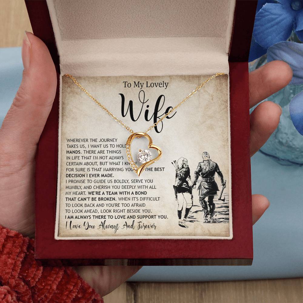 To My Lovely Wife Forever Love not Earing Template