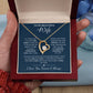 To My Wife Jewelry – Forever Love Necklace, Romantic Gift for Her, The Greatest Blessing in My Life, Perfect for Birthday, Christmas, Anniversary, or Valentine’s Day