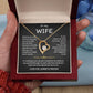 To My Wife Jewelry – Forever Love Necklace, Romantic Gift for Her, The Greatest Blessing in My Life, Perfect for Birthday, Christmas, Anniversary, or Valentine’s Day
