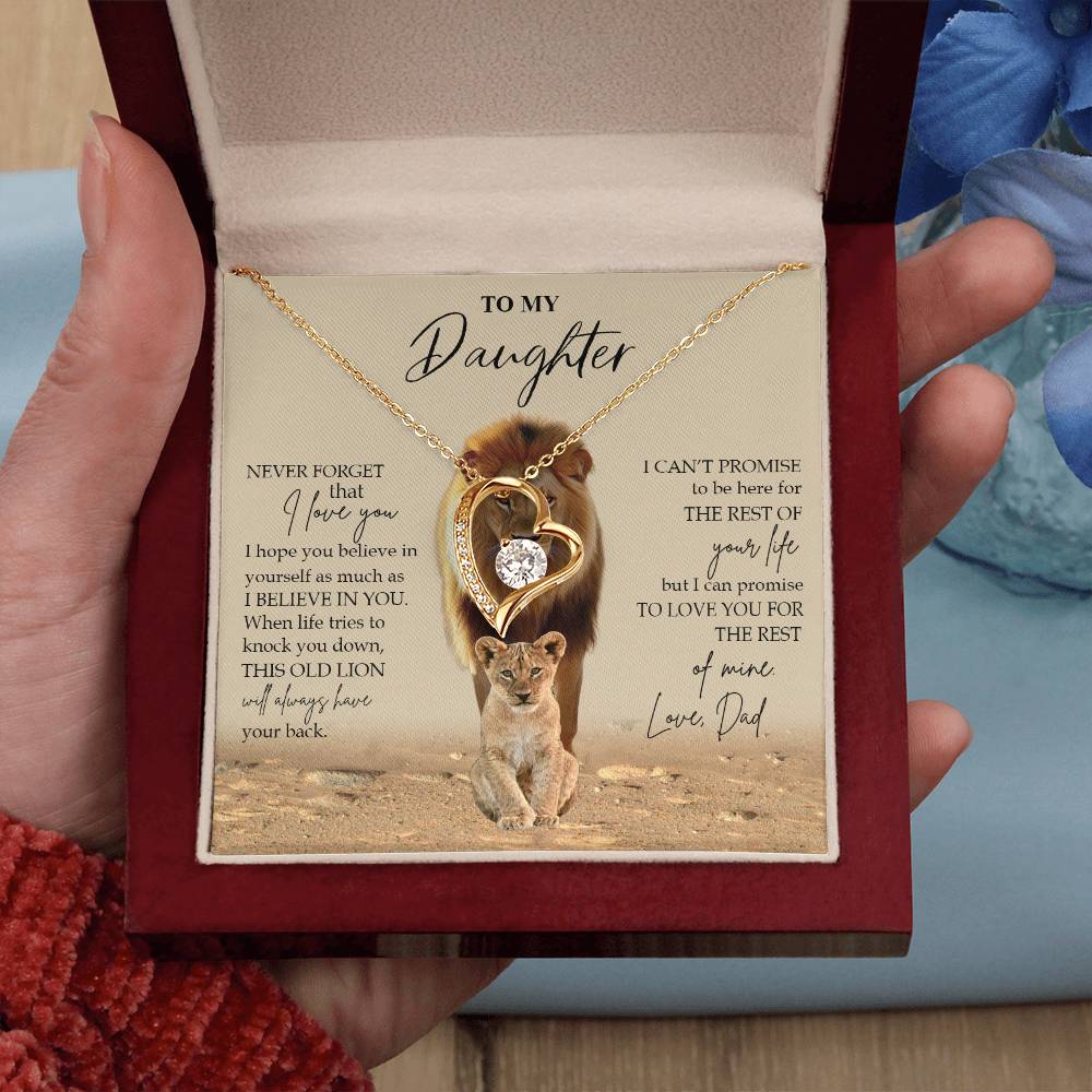 to my daughter never forget that Forever Love not Earing Template