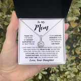 Mom WhiteNecklace  Eternal hope