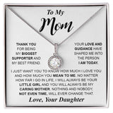 Mom WhiteNecklace  Eternal hope