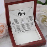 Mom WhiteNecklace  Eternal hope