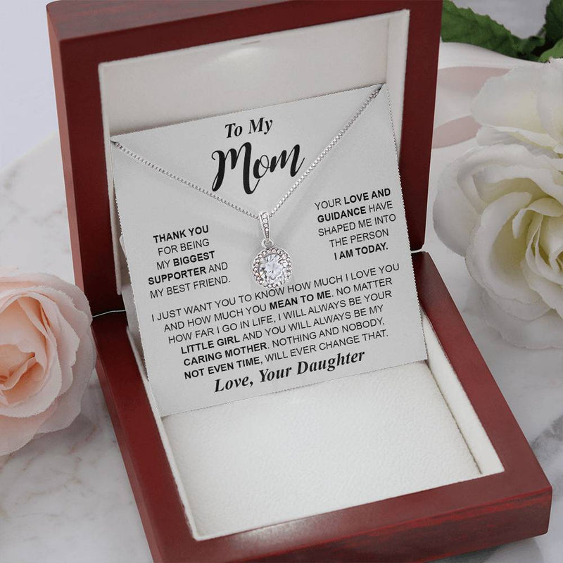 Mom WhiteNecklace  Eternal hope