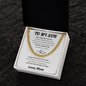 To My Son Cuban Link Chain Necklace from Mom Heartfelt Gift for Son from Parents Birthday, Graduation, Christmas Jewelry