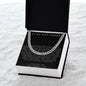 Curb Chain Necklace for Step-Dad from Daughter or Son – Gift for Christmas, Birthday