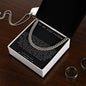 Curb Chain Necklace for Step-Dad from Daughter or Son – Gift for Christmas, Birthday