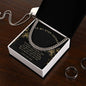 Stainless Steel Cuban Necklace for Step-Dad from Daughter or Son – Gift for Christmas, Birthday