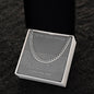 Stainless Steel Necklace for Step-Dad from Daughter or Son – Gift for Christmas, Birthday, Father’s Day
