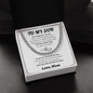 To My Son Cuban Link Chain Necklace from Mom Heartfelt Gift for Son from Parents Birthday, Graduation, Christmas Jewelry