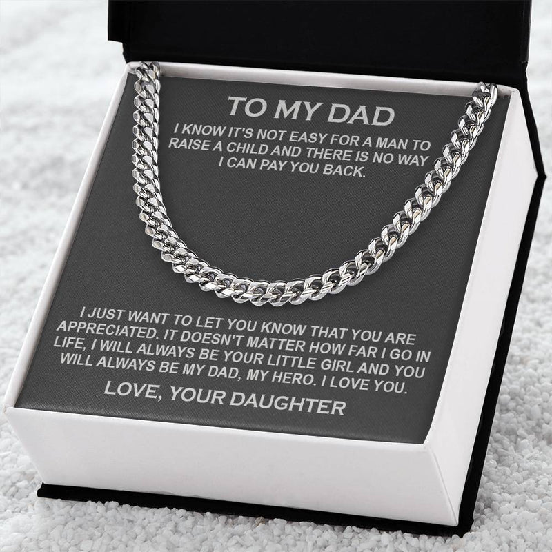 to my dad i know