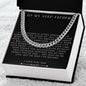 Curb Chain Necklace for Step-Dad from Daughter or Son – Gift for Christmas, Birthday
