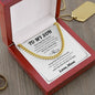 To My Son Cuban Link Chain Necklace from Mom Heartfelt Gift for Son from Parents Birthday, Graduation, Christmas Jewelry