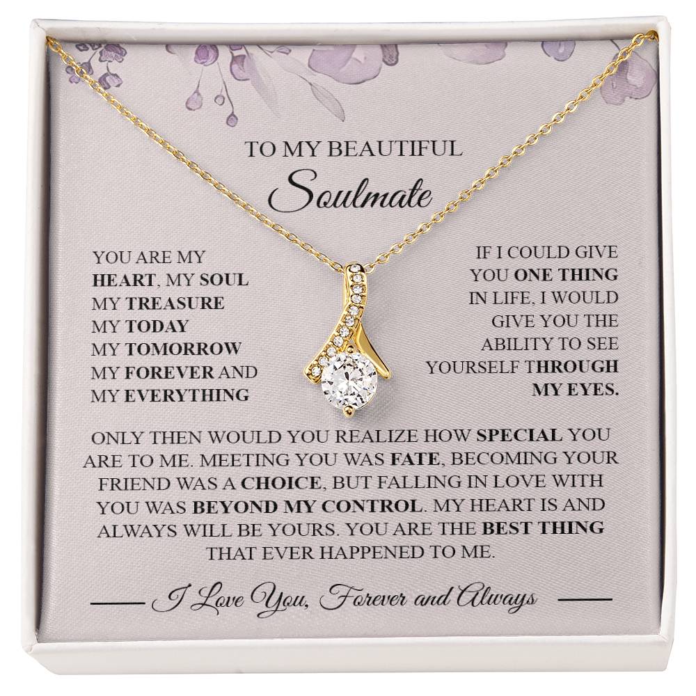 Gifts For Wife Romantic, Wife Birthday Gift Ideas Valentine's Day Gift for Wife To My Smoking Hot Wife Necklace, Necklace For Wife From Husband To My Soulmate Necklace For Women Alluring Beauti Template