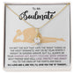 Necklace To my Soulmate necklace for Women Gifts from Boyfriend Funny Gifts For Girlfriend Best Birthday Gift Ideas For Wife, Romantic Jewelry For Her Anniversary on Valentine day Alluring Beauti Template