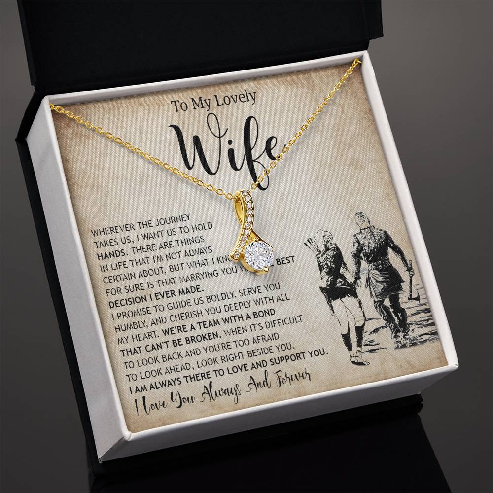 To My Lovely Wife Alluring Beauti Template