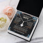 To My Beautiful Wife Necklace With Message Card, Anniversary Birthday Gift for Wife, Wife Gift From Husband, Sentimental Gift for Wife, Birthday Gift for Wife on Valentine Gifts To Wife from Husband vs2 Template Alluring NC