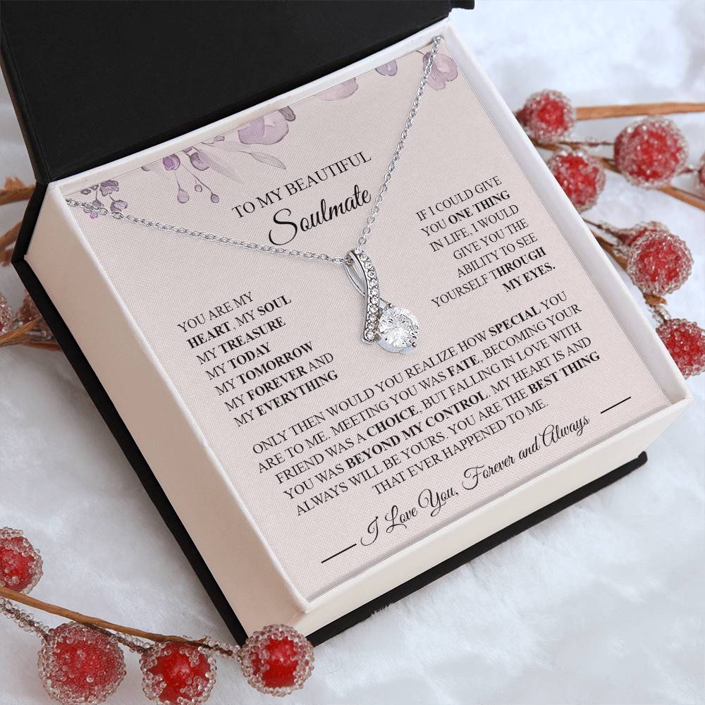 Gifts For Wife Romantic, Wife Birthday Gift Ideas Valentine's Day Gift for Wife To My Smoking Hot Wife Necklace, Necklace For Wife From Husband To My Soulmate Necklace For Women Alluring Beauti Template